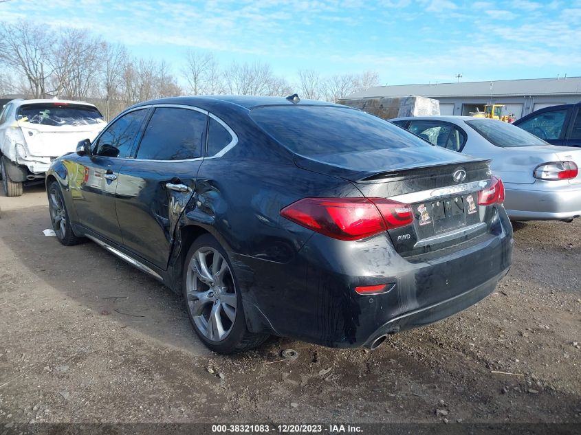 2016 Infiniti Q70L 3.7X VIN: JN1BY1PR5GM720699 Lot: 38321083