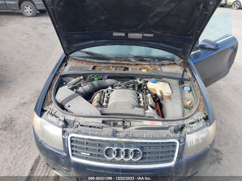 WAUDT48H85K006289 2005 Audi A4 3.0L