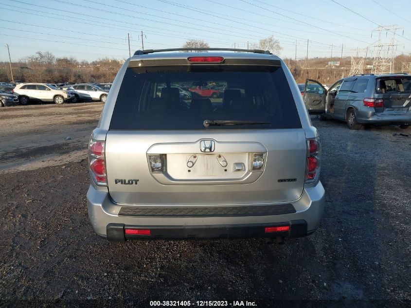 2HKYF18726H553656 2006 Honda Pilot Ex-L