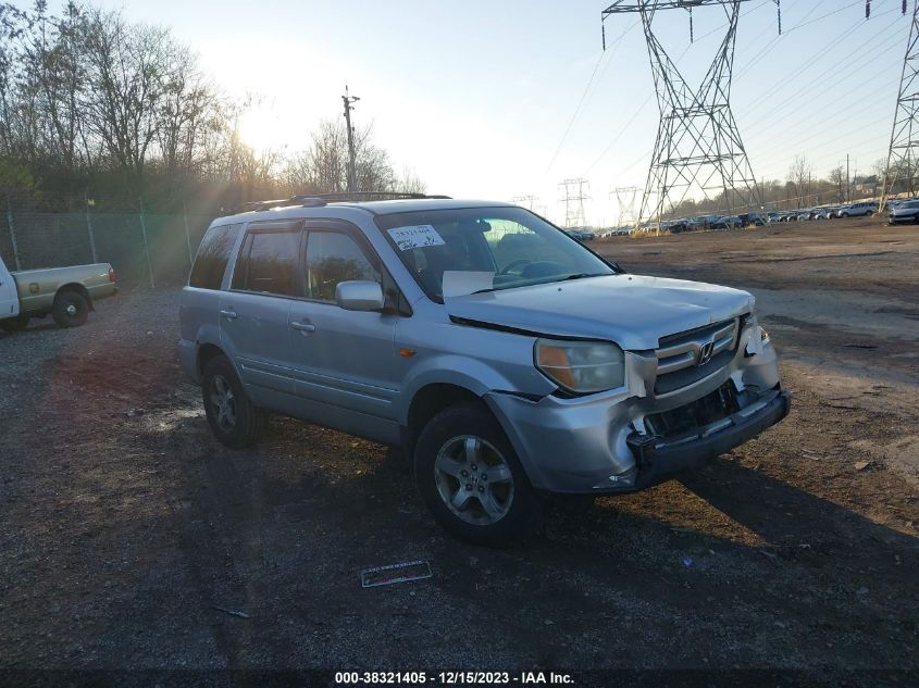 2006 Honda Pilot Ex-L VIN: 2HKYF18726H553656 Lot: 38321405