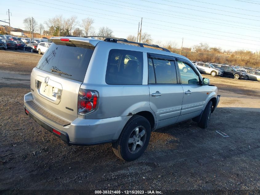 2006 Honda Pilot Ex-L VIN: 2HKYF18726H553656 Lot: 38321405