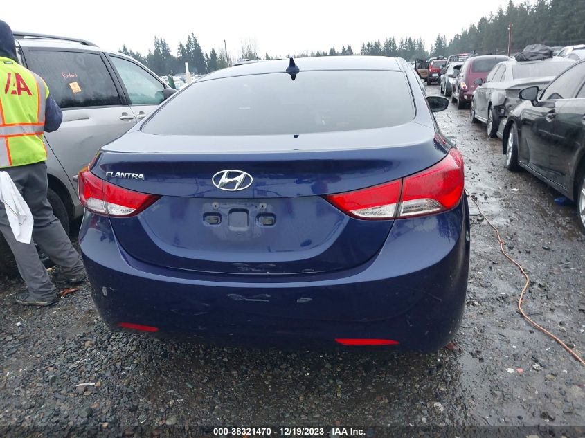 2012 Hyundai Elantra Gls VIN: 5NPDH4AE7CH069030 Lot: 38321470