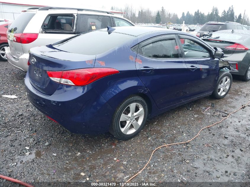 2012 Hyundai Elantra Gls VIN: 5NPDH4AE7CH069030 Lot: 38321470