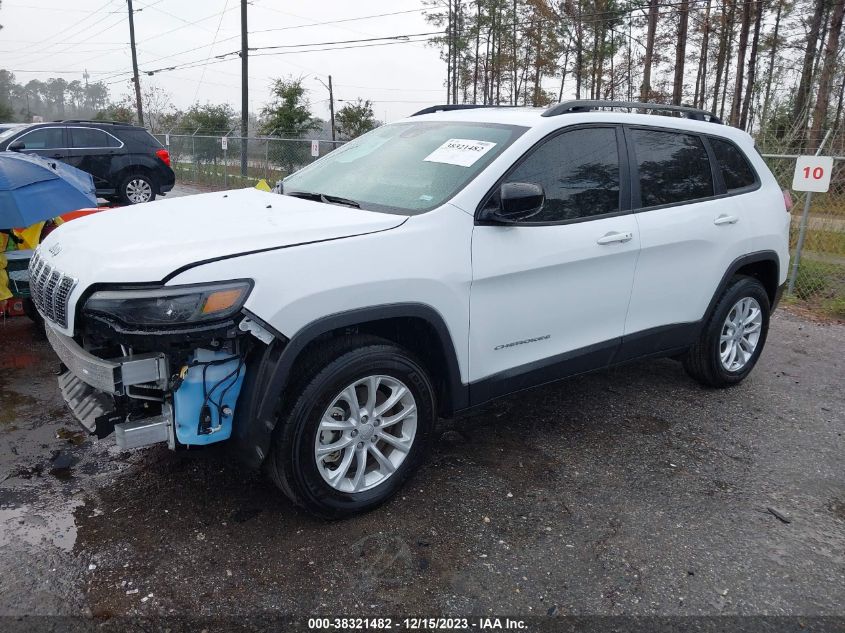 2022 Jeep Cherokee Latitude Lux 4X4 VIN: 1C4PJMMX5ND553480 Lot: 38321482