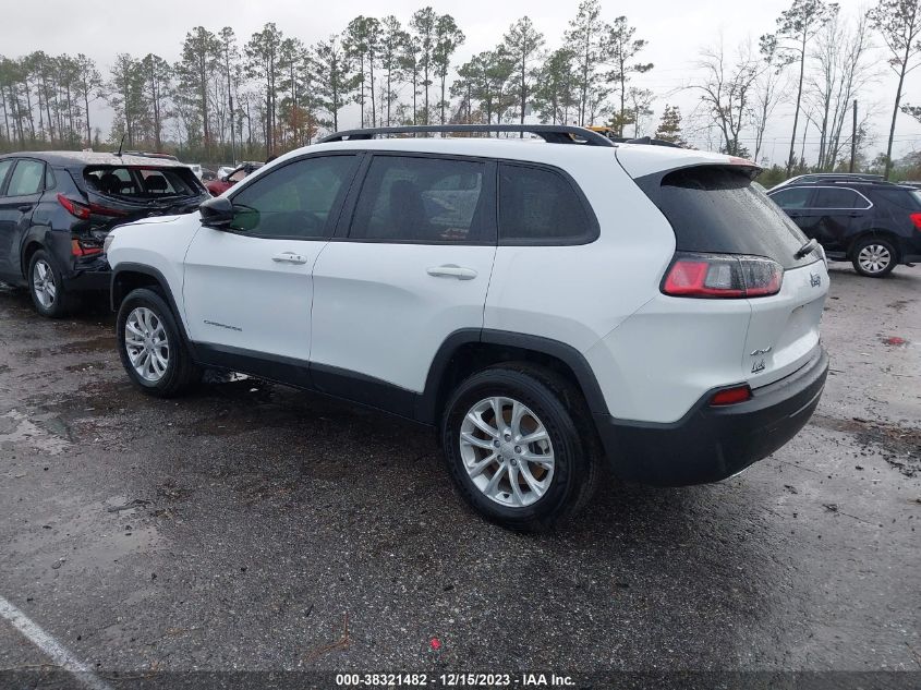 2022 Jeep Cherokee Latitude Lux 4X4 VIN: 1C4PJMMX5ND553480 Lot: 38321482