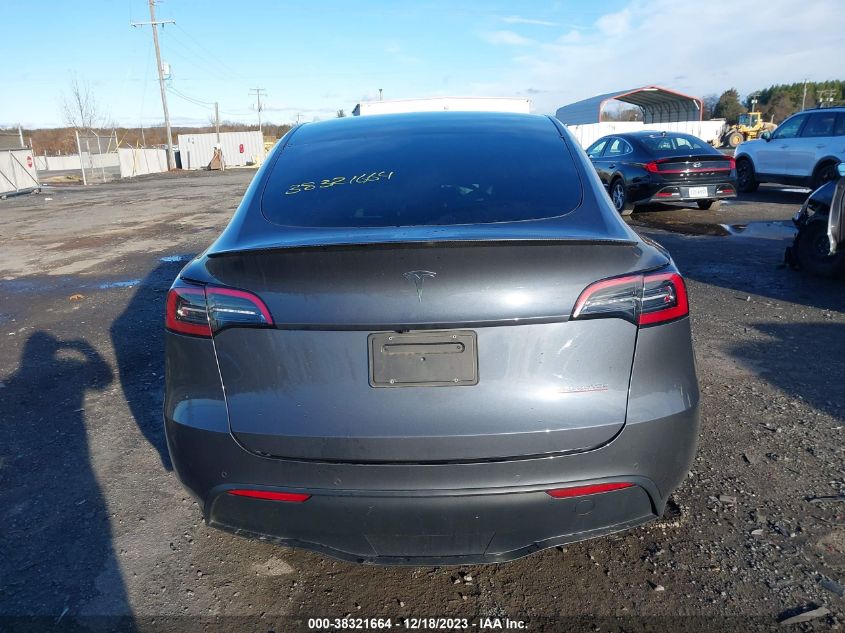 2022 Tesla Model Y Performance Dual Motor All-Wheel Drive VIN: 7SAYGDEF8NF461073 Lot: 38321664