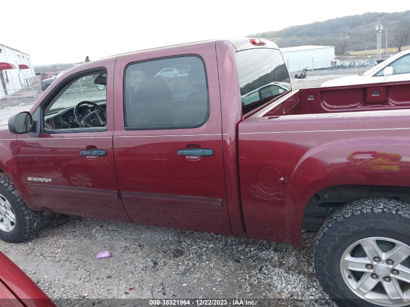 2013 GMC Sierra 1500 Sle VIN: 3GTP2VE73DG322810 Lot: 38321964