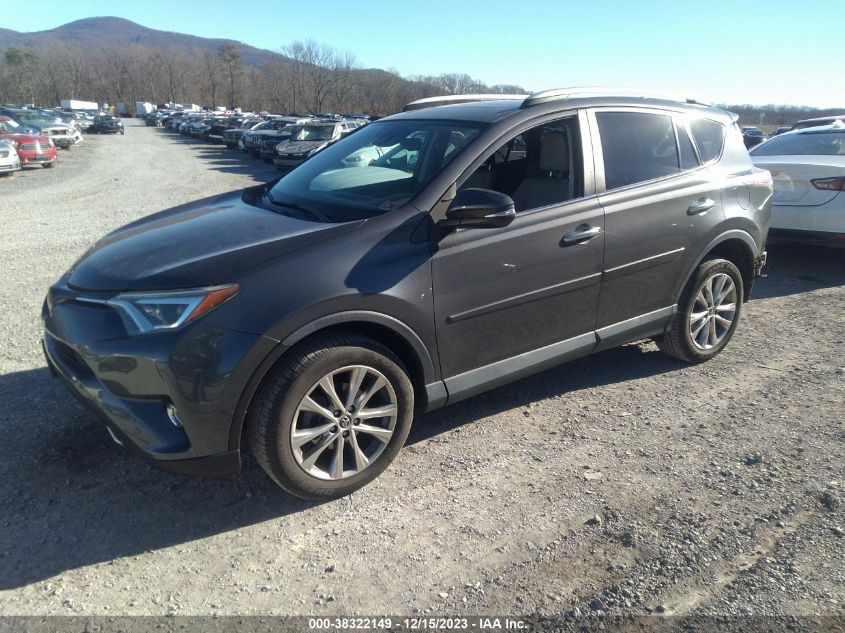 2T3DFREV1GW535885 2016 Toyota Rav4 Limited