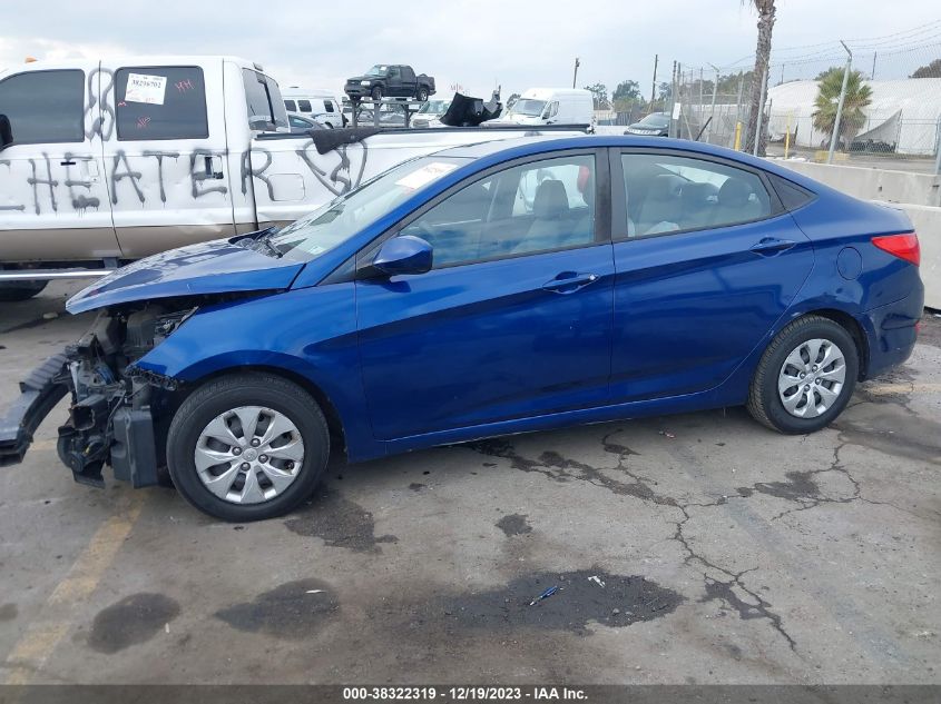 2017 Hyundai Accent Se VIN: KMHCT4AE4HU174076 Lot: 38322319