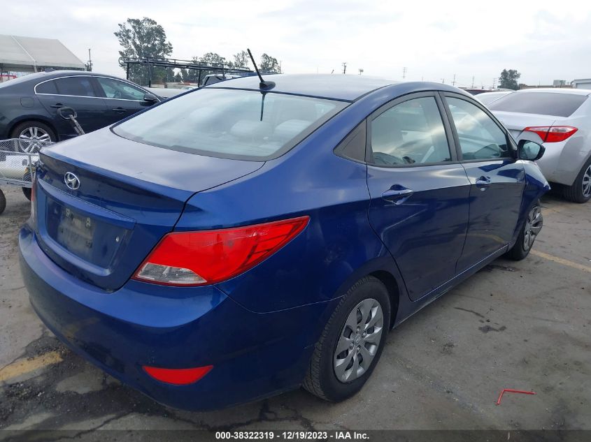 2017 Hyundai Accent Se VIN: KMHCT4AE4HU174076 Lot: 38322319