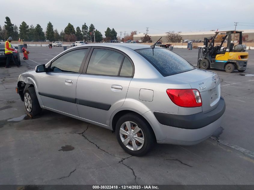 KNADE123576259197 2007 Kia Rio Lx