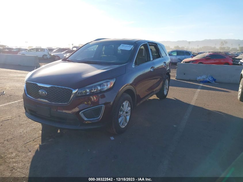 2016 Kia Sorento 3.3L Lx VIN: 5XYPG4A53GG126045 Lot: 38322542