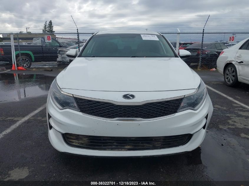 2016 Kia Optima Lx VIN: 5XXGT4L37GG055489 Lot: 38322701