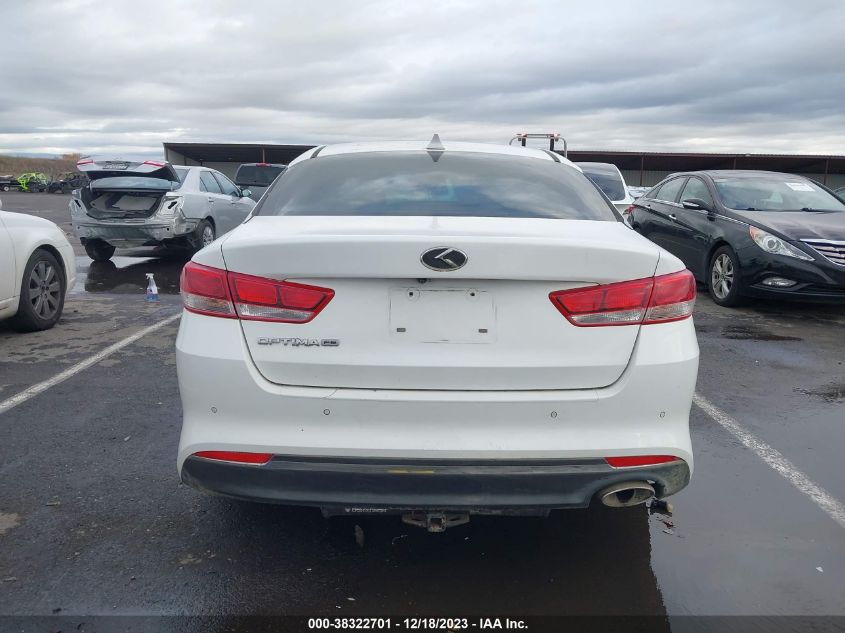 2016 Kia Optima Lx VIN: 5XXGT4L37GG055489 Lot: 38322701