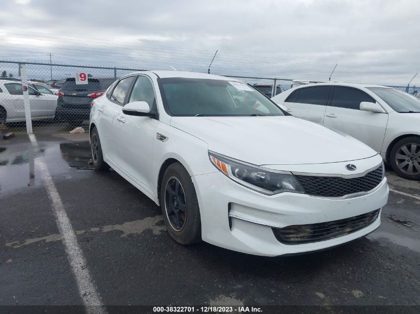 2016 Kia Optima Lx VIN: 5XXGT4L37GG055489 Lot: 38322701