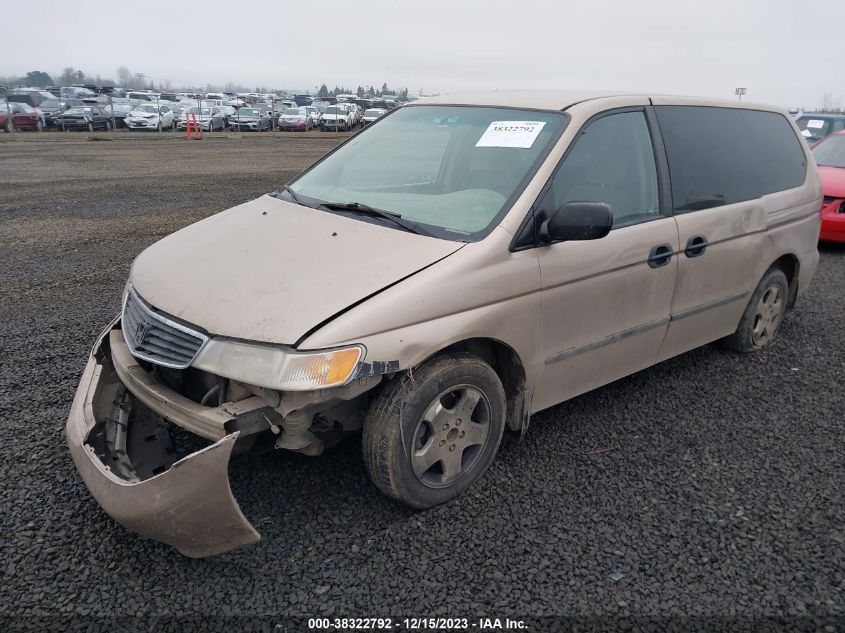 2001 Honda Odyssey Lx VIN: 2HKRL18551H534846 Lot: 38322792