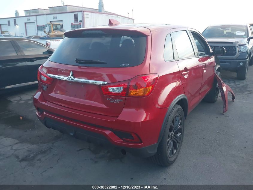 2018 Mitsubishi Outlander Sport 2.0 Le VIN: JA4AR3AU8JZ024289 Lot: 38322802