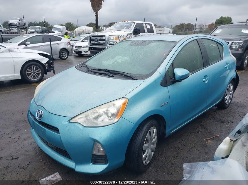 2012 Toyota Prius C Two VIN: JTDKDTB31C1022075 Lot: 38322878