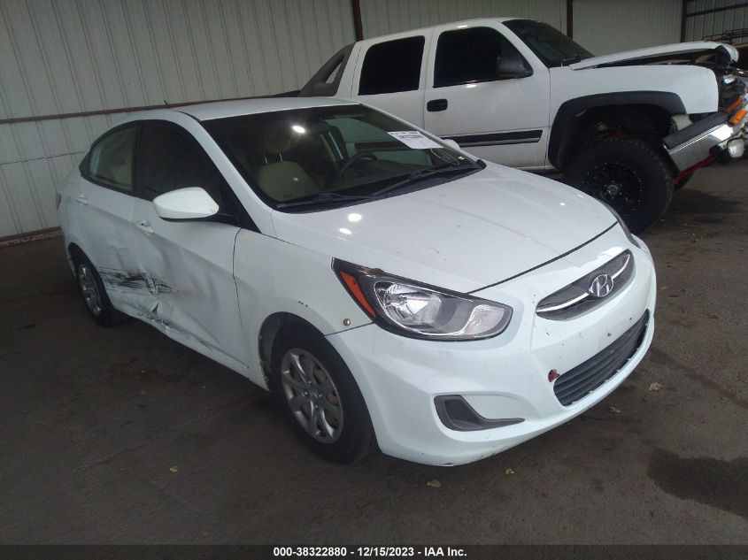 2013 Hyundai Accent Gls VIN: KMHCT4AE7DU538582 Lot: 38322880