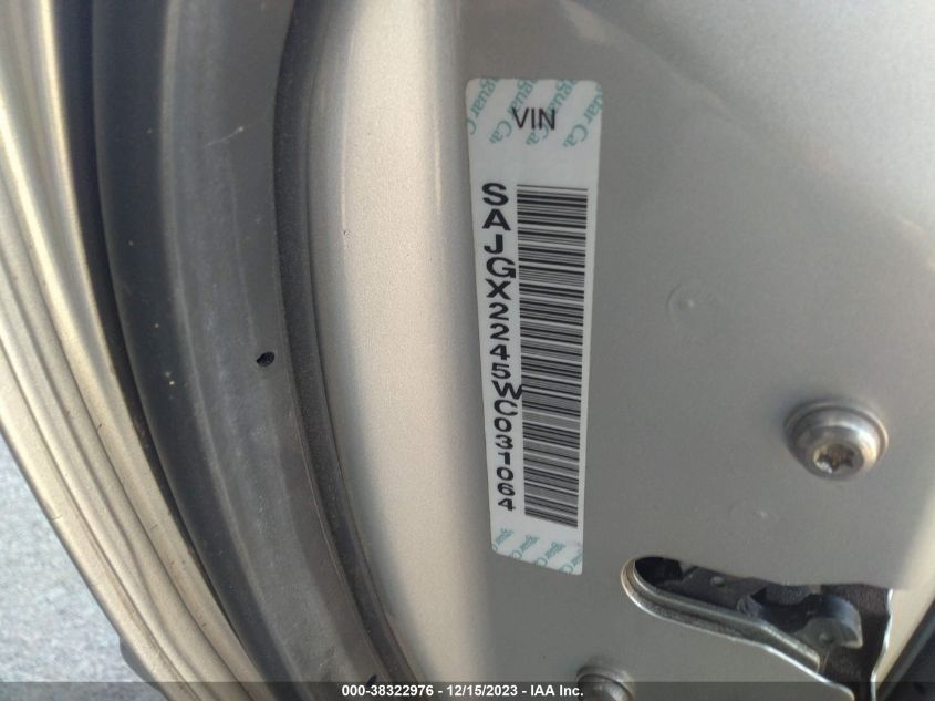 1998 Jaguar Xk8 VIN: SAJGX2245WC031064 Lot: 38322976