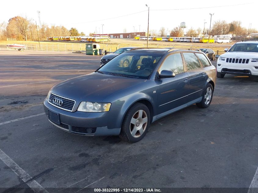 2002 Audi A4 1.8T VIN: WAUVC68E42A204018 Lot: 38322995