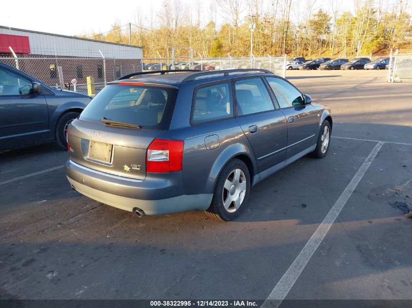 2002 Audi A4 1.8T VIN: WAUVC68E42A204018 Lot: 38322995