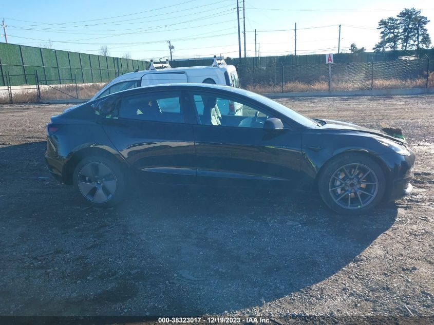 2021 Tesla Model 3 Standard Range Plus Rear-Wheel Drive VIN: 5YJ3E1EA8MF058676 Lot: 38323017