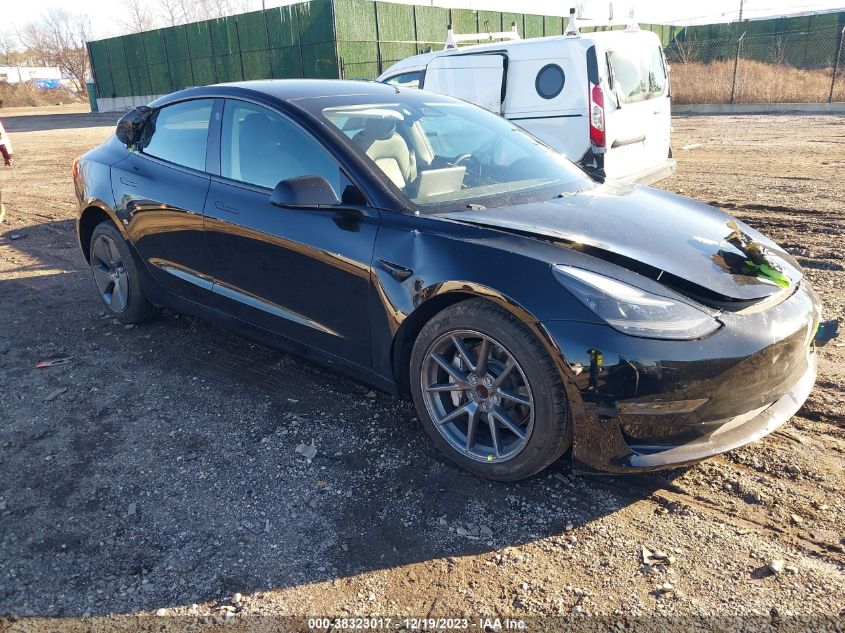 2021 Tesla Model 3 Standard Range Plus Rear-Wheel Drive VIN: 5YJ3E1EA8MF058676 Lot: 38323017