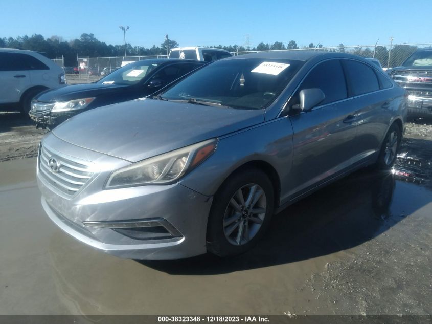 2015 Hyundai Sonata Se VIN: 5NPE24AF3FH027117 Lot: 38323348