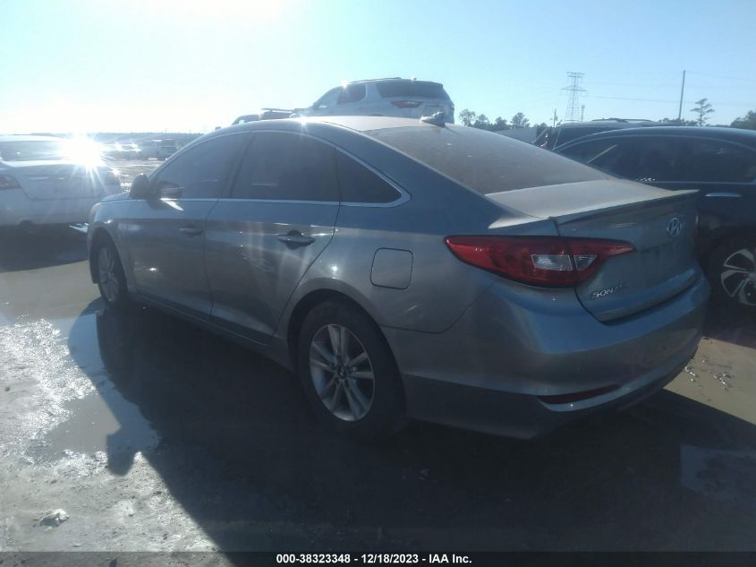 2015 Hyundai Sonata Se VIN: 5NPE24AF3FH027117 Lot: 38323348