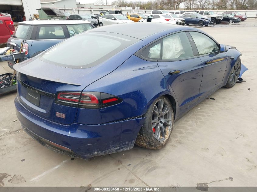 2023 Tesla Model S Plaid Tri Motor All-Wheel Drive VIN: 5YJSA1E69PF525806 Lot: 38323450