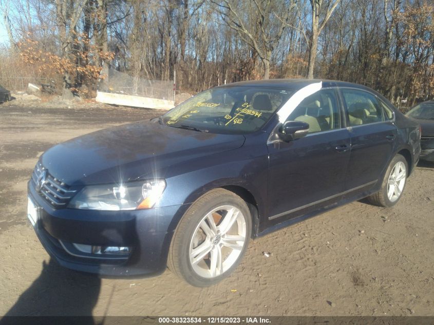 1VWBN7A31DC043520 2013 Volkswagen Passat 2.0L Tdi Se