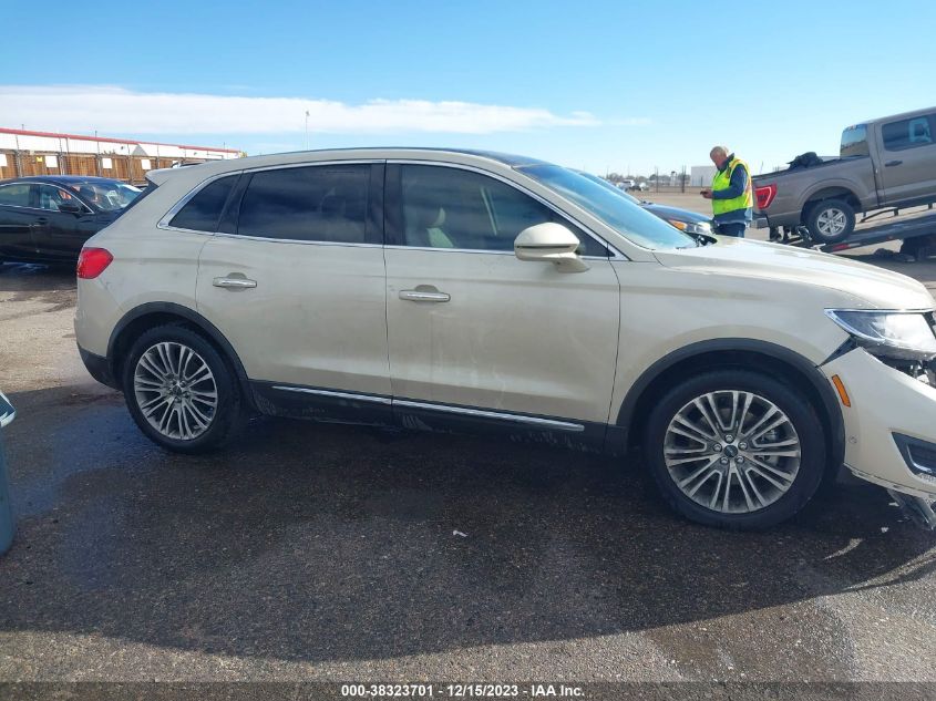 2016 Lincoln Mkx Reserve VIN: 2LMTJ6LRXGBL42409 Lot: 38323701