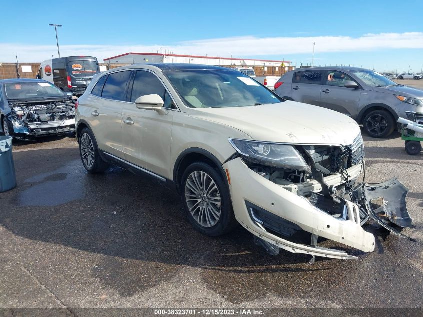 2016 Lincoln Mkx Reserve VIN: 2LMTJ6LRXGBL42409 Lot: 38323701