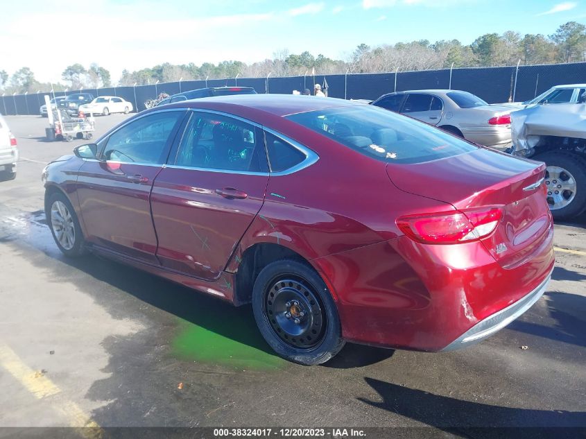 2016 Chrysler 200 Limited VIN: 1C3CCCAB2GN150635 Lot: 38324017