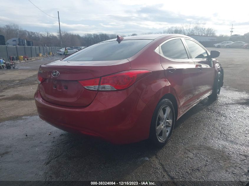 2012 Hyundai Elantra Gls (Ulsan Plant) VIN: KMHDH4AE8CU193261 Lot: 38324084