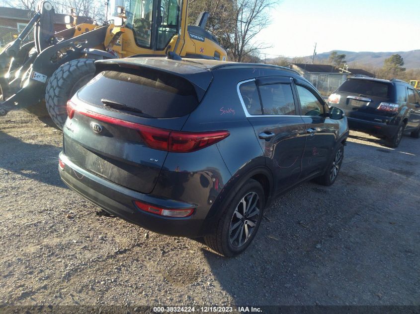 2018 Kia Sportage Ex VIN: KNDPNCAC8J7428482 Lot: 38324224