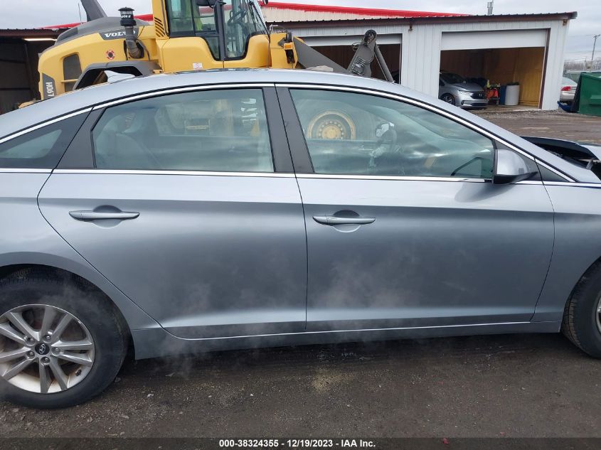 2017 Hyundai Sonata Se VIN: 5NPE24AF5HH458142 Lot: 38324355