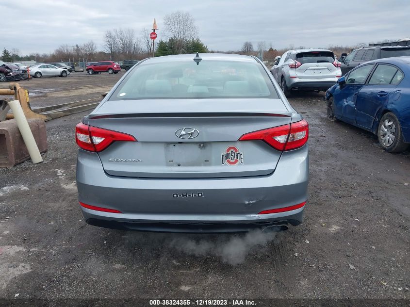 2017 Hyundai Sonata Se VIN: 5NPE24AF5HH458142 Lot: 38324355