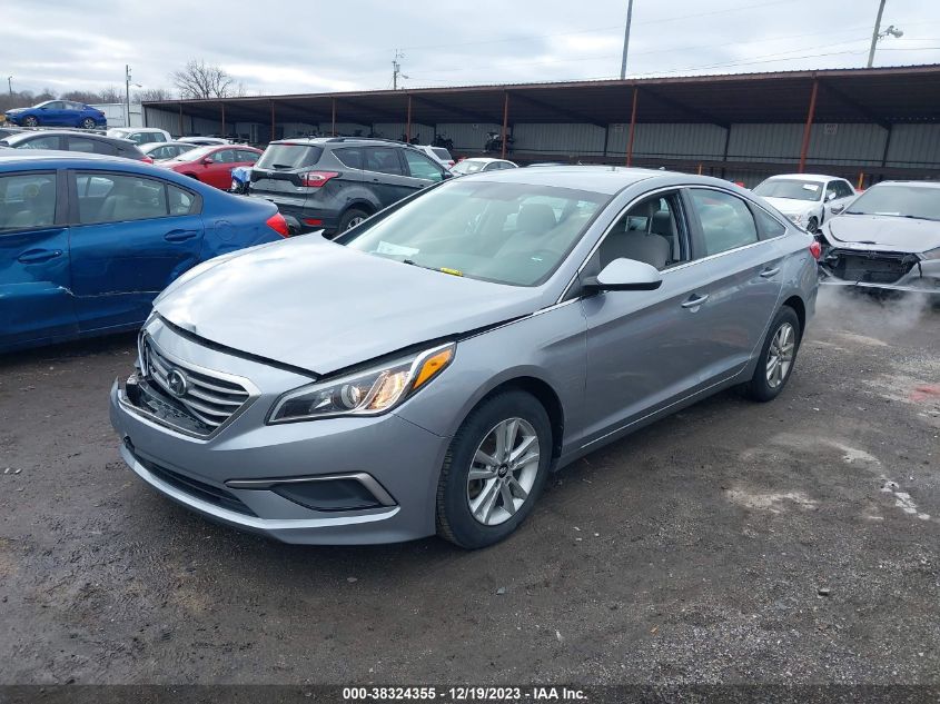 2017 Hyundai Sonata Se VIN: 5NPE24AF5HH458142 Lot: 38324355