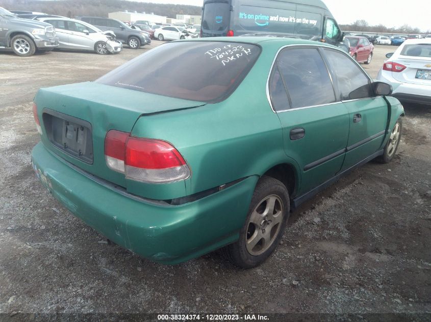 1997 Honda Civic Lx VIN: JHMEJ6671VS038549 Lot: 38324374