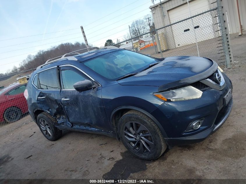 2016 Nissan Rogue Sl VIN: 5N1AT2MV6GC756580 Lot: 38324408