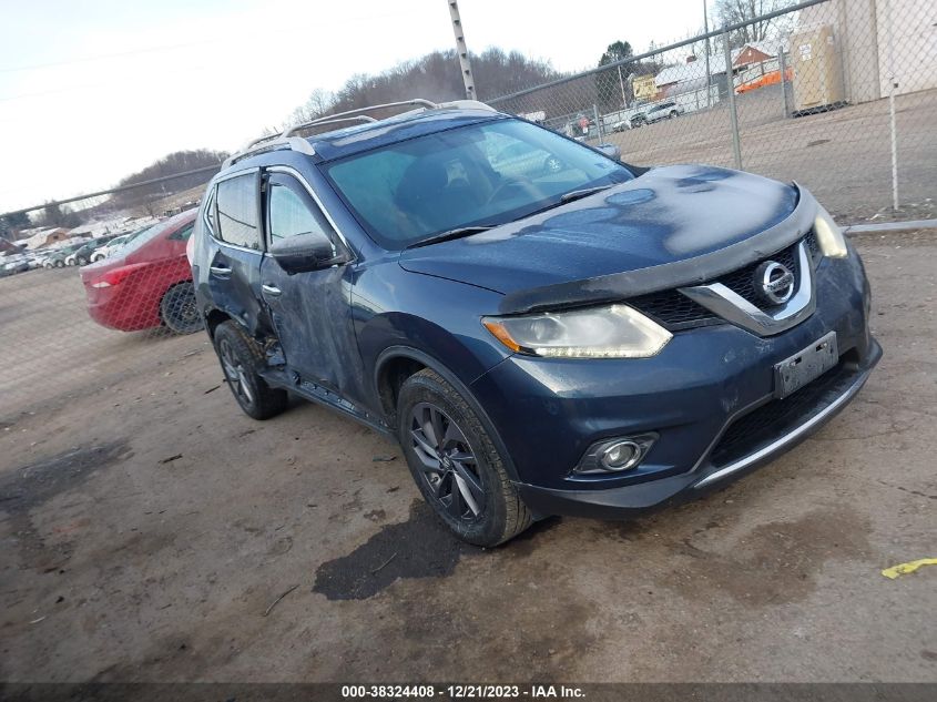 2016 Nissan Rogue Sl VIN: 5N1AT2MV6GC756580 Lot: 38324408