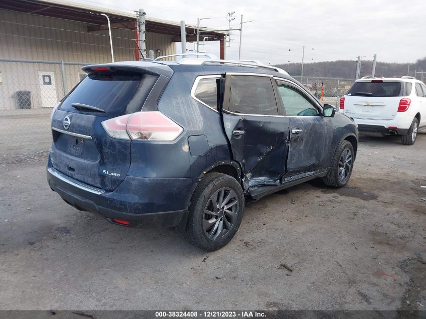 2016 Nissan Rogue Sl VIN: 5N1AT2MV6GC756580 Lot: 38324408