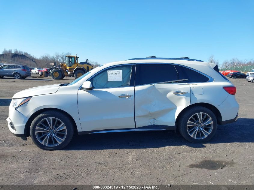 2017 Acura Mdx Technology Pkg VIN: 5FRYD4H56HB010834 Lot: 38324519