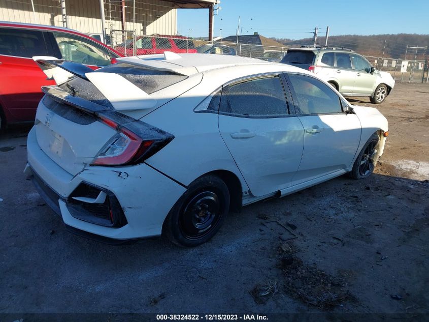 2020 Honda Civic Ex-L VIN: SHHFK7H87LU214253 Lot: 38324522