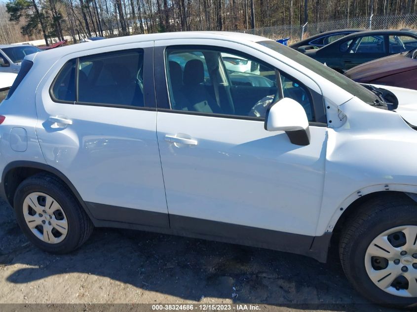 2015 Chevrolet Trax 1Ls VIN: KL7CJKSB3FB071014 Lot: 38324686