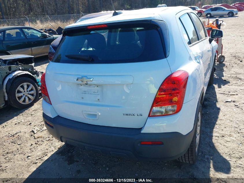 2015 Chevrolet Trax 1Ls VIN: KL7CJKSB3FB071014 Lot: 38324686