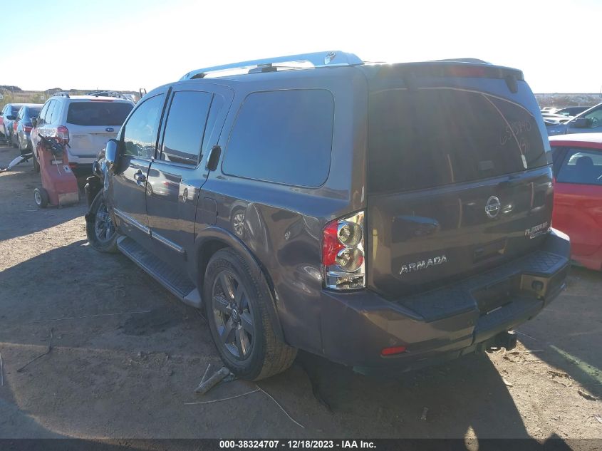 2013 Nissan Armada Platinum VIN: 5N1BA0NF2DN613762 Lot: 38324707