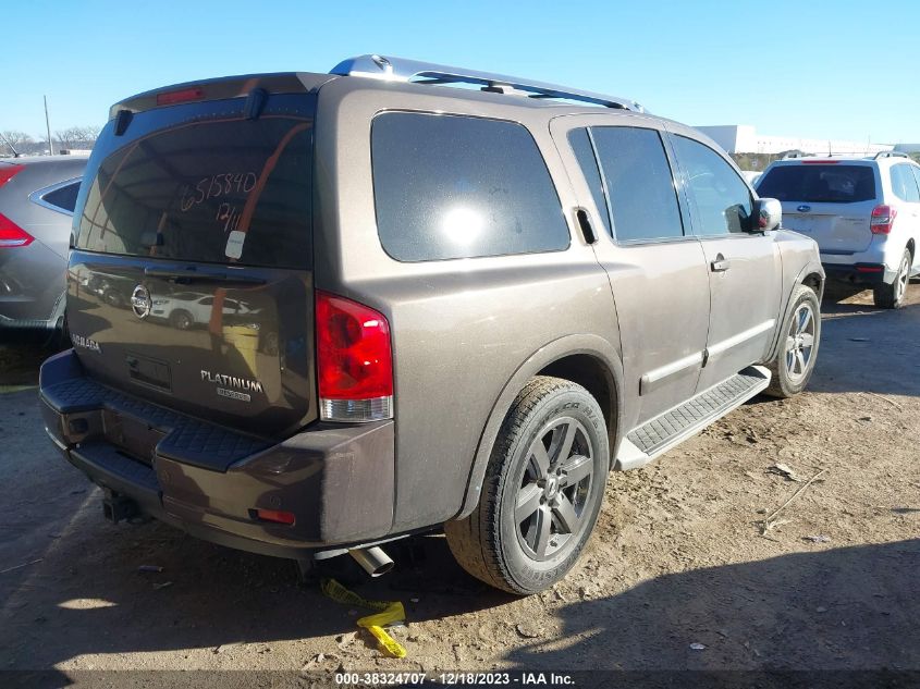 2013 Nissan Armada Platinum VIN: 5N1BA0NF2DN613762 Lot: 38324707